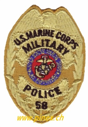 Bild von US Marine Corps Military Police 58 Militärpolizei Abzeichen