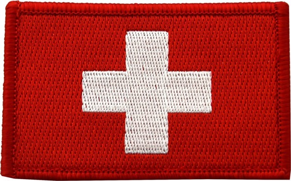 Immagine di Schweizer Flagge Aufnäher Abzeichen