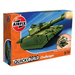 Image de Challenger Panzer grün Baustein Bausatz Airfix Quickbuild