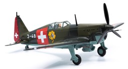 Immagine di Morane Saulnier D-3800 "HEXE" J-48 (JA 1940) Schweizer Luftwaffe Metallmodell 1:72 Arwico ACE Line. 