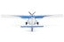 Picture of Pilatus PC-6 HB-FKM Para Centro Locarno blau Diecast Metallmodell 1:72