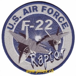 Bild von F22 Raptor US Air Force Aufnäher