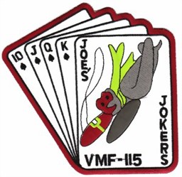 Bild von VMF-115 Jokers Staffelabzeichen  
