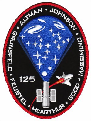 Bild von STS 125 Space Shuttle Atlantis Abzeichen