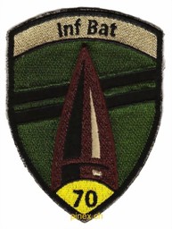 Bild von Inf Bat 70 Infanterie Bataillon gelb mit Klett