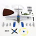 Bild von P51 Mustang US Air Force WWII Lt. Col. John C. Meyer Die Cast Modell 1:72 Waltersons Forces of Valor