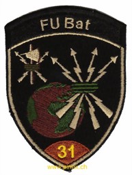 Bild von FU Bat 31 braun mit Klett Militärabzeichen