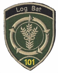 Bild von Log Bat 101 Logistik Bataillon grün Abzeichen mit Klett