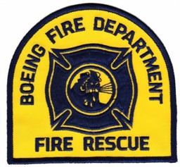 Bild von Boeing Fire Department Feuerwehr Abzeichen 