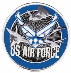 Bild von US Air Force Logo  rund 100mm