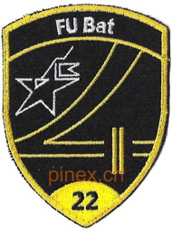 Bild von FU Bat 22 Führungsunterstützungsbataillon 22 gelb ohne Klett