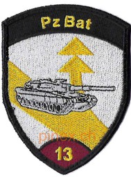 Bild von Pz Bat 13 Panzer Bataillon 13 violett ohne Klett