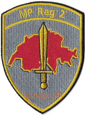 Bild von MP Reg 2 Militärpolizei Region 2 Badge ohne Klett
