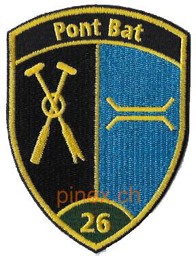 Bild von Pont Bat 26 grün ohne Klett Pontonier Abzeichen Armee 21