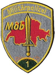Bild von Militärpolizei MOB 1 grün ohne Klett