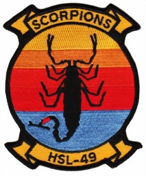 Bild von HSL-49 Scorpions Helikopter Abzeichen