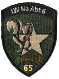 Bild von LW Na Abt 6-65 grün mit Klett Luftwaffenabzeichen