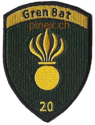 Bild von Grenadier Bat 20 grün Badge ohne Klett