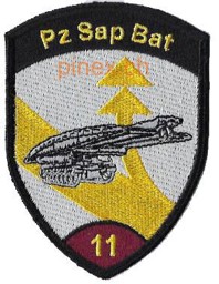 Bild von Pz Sap Bat 11 Panzersappeur-Bataillon 11 violett ohne Klett