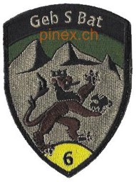 Bild von Geb S Bat Gebirgs Schützen Bataillon 6 gelb mit Klett