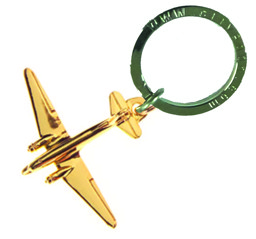 Bild von Douglas DC3 Schlüsselanhänger Gold