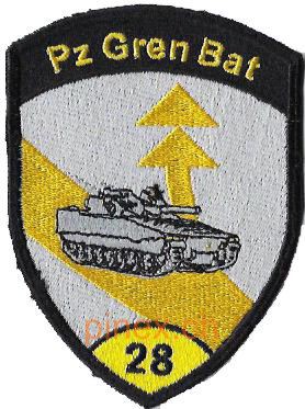 Bild von Panzergrenadier Bat 28 gelb ohne Klett