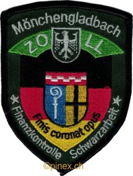 Bild von Zoll Mönchengladbach Abzeichen Finis Coronat Opus