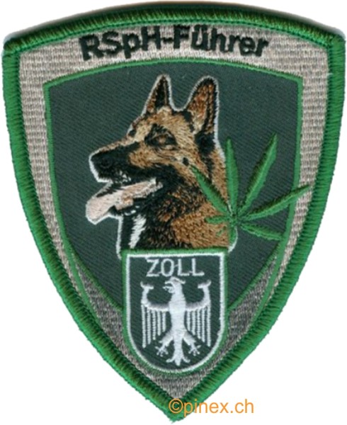 Immagine di Rauschgiftspürhund-Führer ZOLL Deutsches Grenzschutz Abzeichen