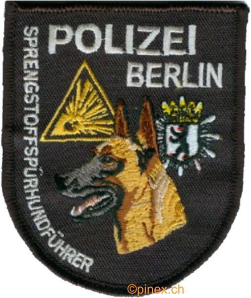 Bild von Polizei Berlin Sprengstoffspürhundführer Abzeichen
