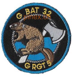 Bild von Genie Bataillon 32 G Rgt 5 blau Militärbadge