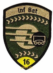 Bild von Inf Bat 16 gelb mit Klett Infanterieabzeichen