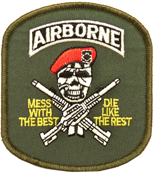 Bild von Airborne Patch Red Beret Abzeichen