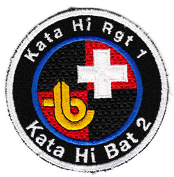 Bild von Badge Katastrophen Hilfe Regiment 1, Bat 2 blau