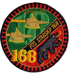 Picture of Füs Bat 168 Stabskompanie Armee 95 Badge. Territorialdiv 1, Territorialregiment 18.