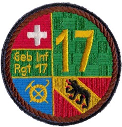 Bild von Geb Inf Rgt 17 braun Gebirgs Infanterie Regiment 17