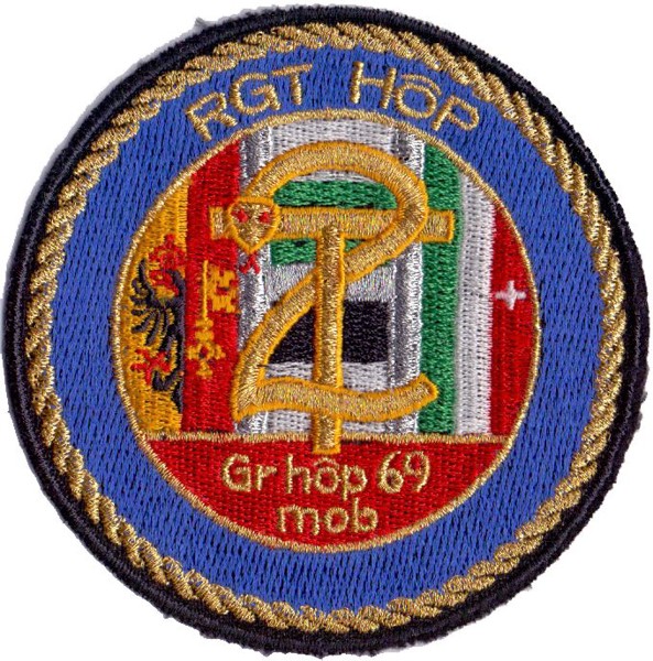 Bild von RGT Hôp  2  Gr hôp 69 mob Badge Sanität Schweizer Armee
