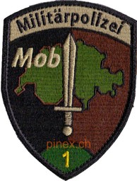 Bild von Militärpolizei MOB 1 grün mit Klett