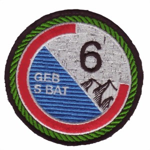 Picture of Geb S Bat 6  Rand grün Armeebadge