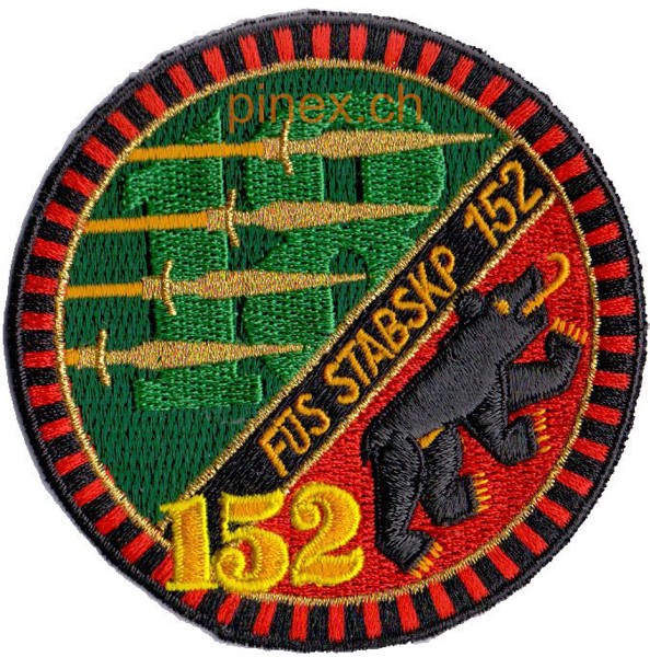 Immagine di Stabskompanie Badge Füsilier Bataillon 152 Armee 95 Badge. Territorialdiv 1, Territorialregiment 18.