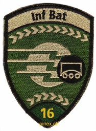 Bild von Inf Bat 16 Infanteriebataillon 16 grün mit Klett