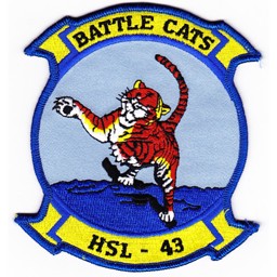 Bild von HSL-43 Battle Cats Anti U-Boot Helikopter Abzeichen