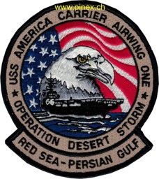 Bild von USS America Operation Desert Storm Patch