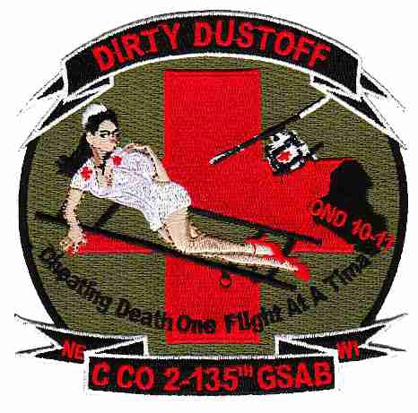 Picture of Dirty Dustoff Hubschrauber Patch