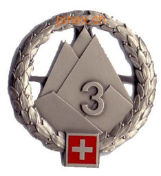 Bild von Gebirgsarmeekorps 3 Béretemblem Schweizer Armee