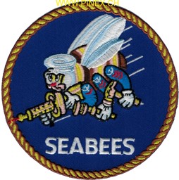 Bild von US Navy Seabees Patch (Naval Construction Battalion)