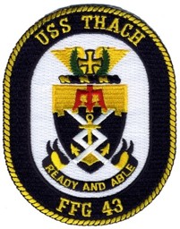 Bild von USS Thach FFG 43 Ready and able Fregatte Abzeichen