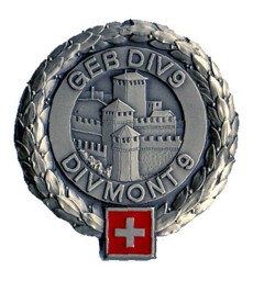Bild von Gebirgsdivision 9 Béret Emblem