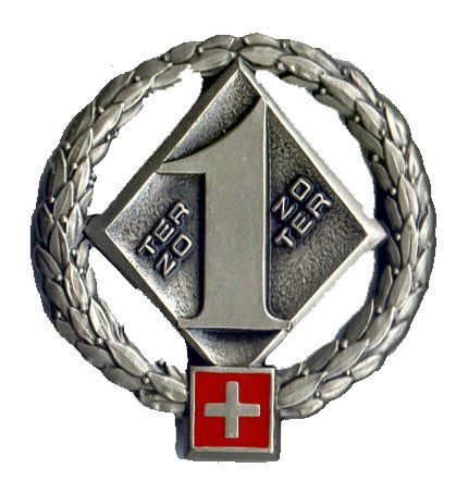 Immagine di Territorialzone 1 Béret Emblem Schweizer Armee