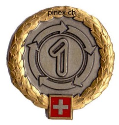 Bild von Logistikbrigade 1 GOLD Béretemblem Schweizer Militär