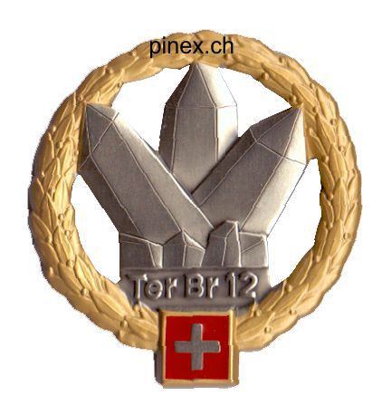 Picture of Territorialbrigade 12 GOLD Béret Emblem 